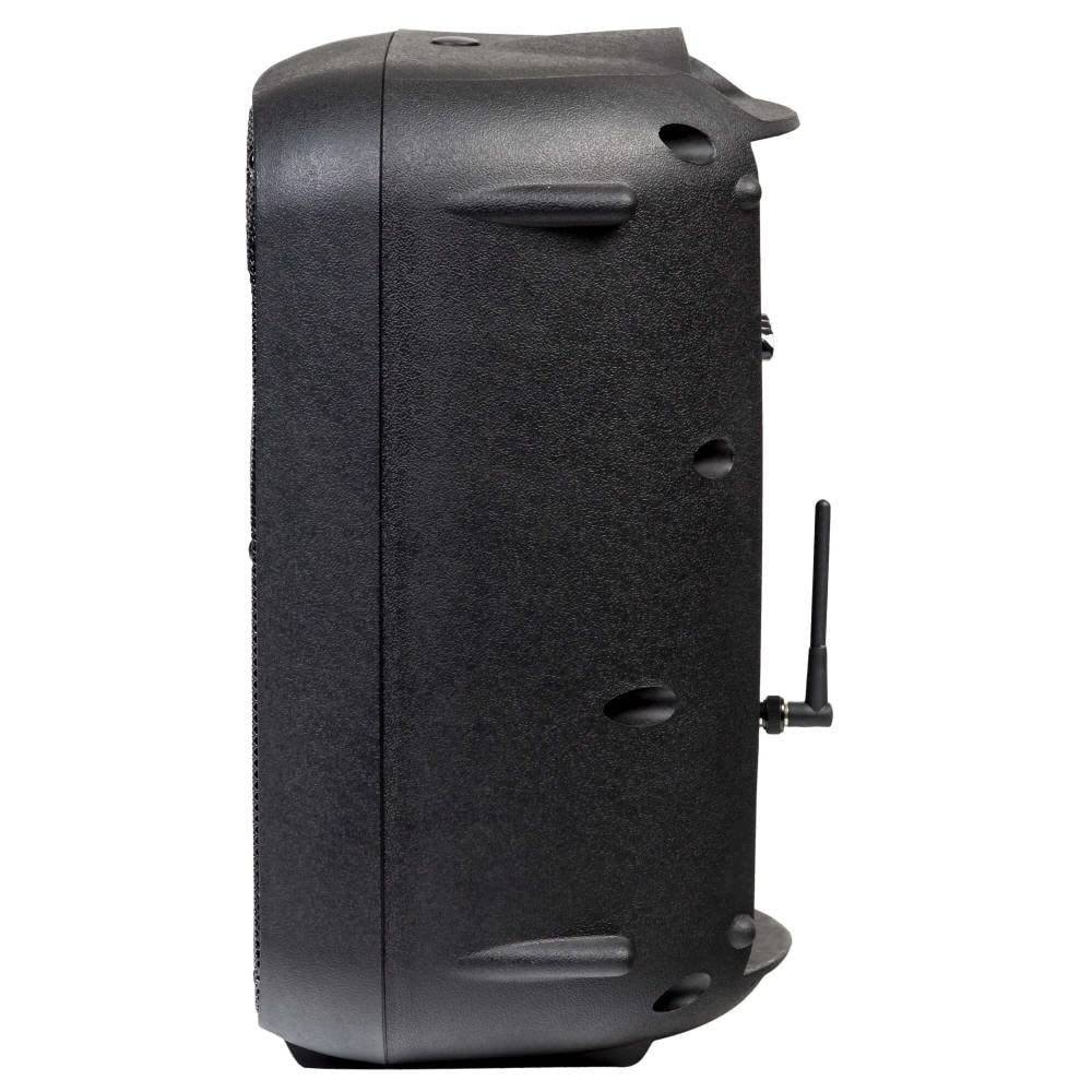 Italian Stage IS FRX08AW - Diffusore Cassa Attiva a batteria, da 60w di picco e cono da 8" con mp3 player, sd card, usb e bluetooth, Nero