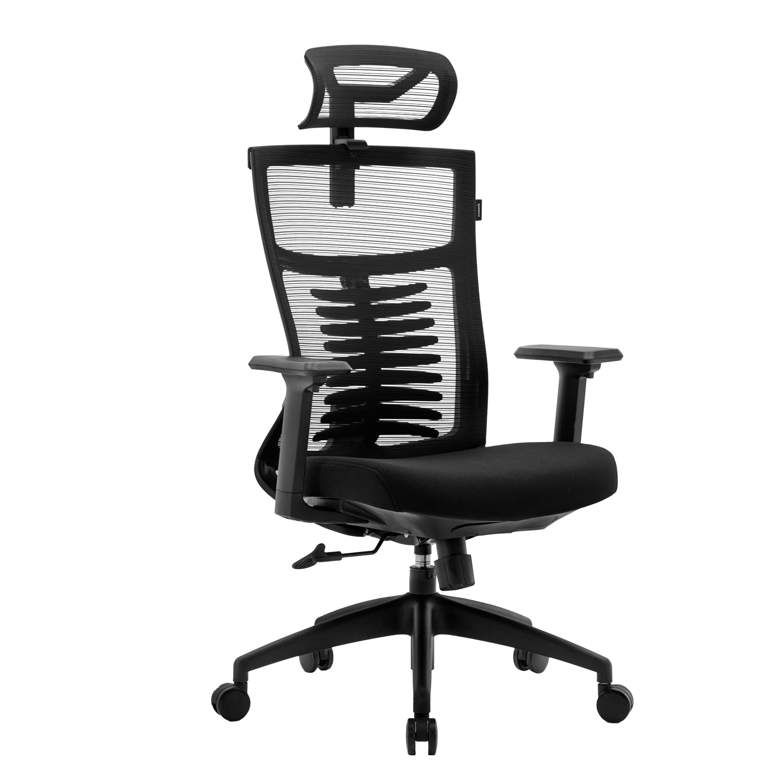 Raidmax Ergonomic Mesh Office Chair, High Back Desk Chair - Adjustable Headrest with 3D Adjustable Armrest, Tilt Function, Lumbar Support and PU