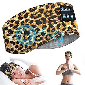 SchlafKopfhörer Bluetooth Schlaf Headband 5.0 Bluetooth Drahtloses Kopfhörer Sport Stirnband Schlafmaske Augenmaske mit…