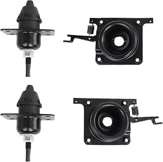 4PCS Upper and Lower Latches&Hood Release Latch,for Driver&Passenger Side