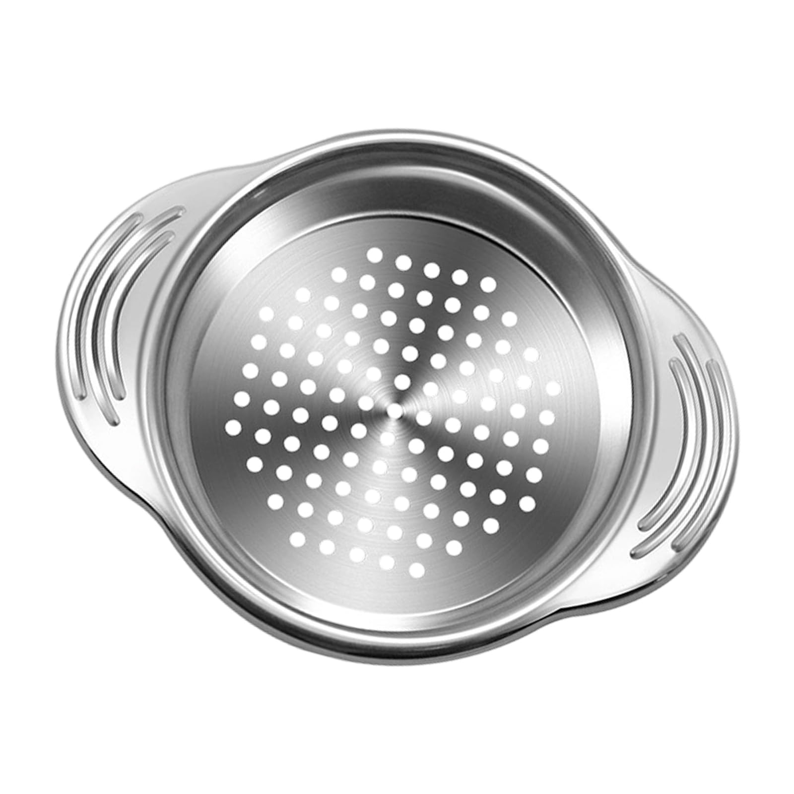 JUYAXIN Multipurpose 304 Metal Strainer for Kitchen with Fine Filter and Grip for Draining Oil and Liquid Oil Strainer for Frying