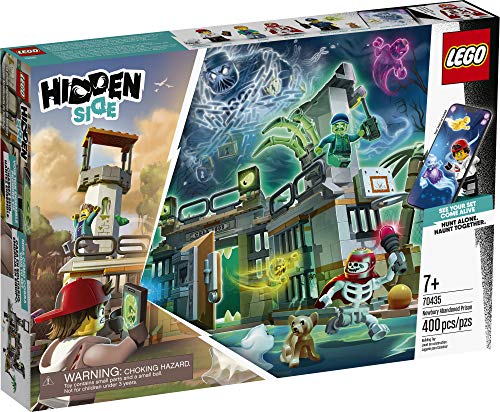 Lego Hidden Side Newbury Abandoned Prison 70435, Augmented Reality App-Driven Ghost Hunting Toy, Includes Jack, Rami, El Fuego And Nate Lockem Minifigures, Plus 2 Dog Figures (400 Pieces) #TOP3