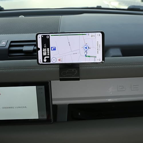 Miniatura 2 de YIWANG Soporte lateral para tablero de instrumentos de aleación de aluminio para Land Rover Defender 90 110 2020-2022 Accesorios de coche (estilo C)