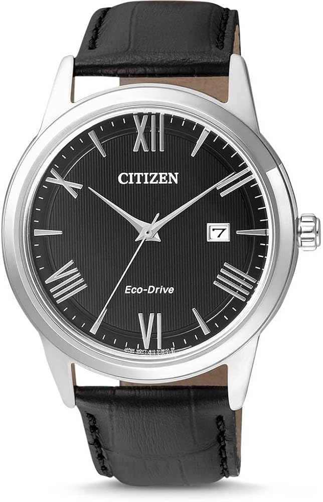 Citizen Orologio Analogo al Quarzo Uomo con Cinturino in Pelle AW1231-07E Citizen Orologio Analogo al Quarzo Uomo con Cinturino in Pelle AW1231-07E