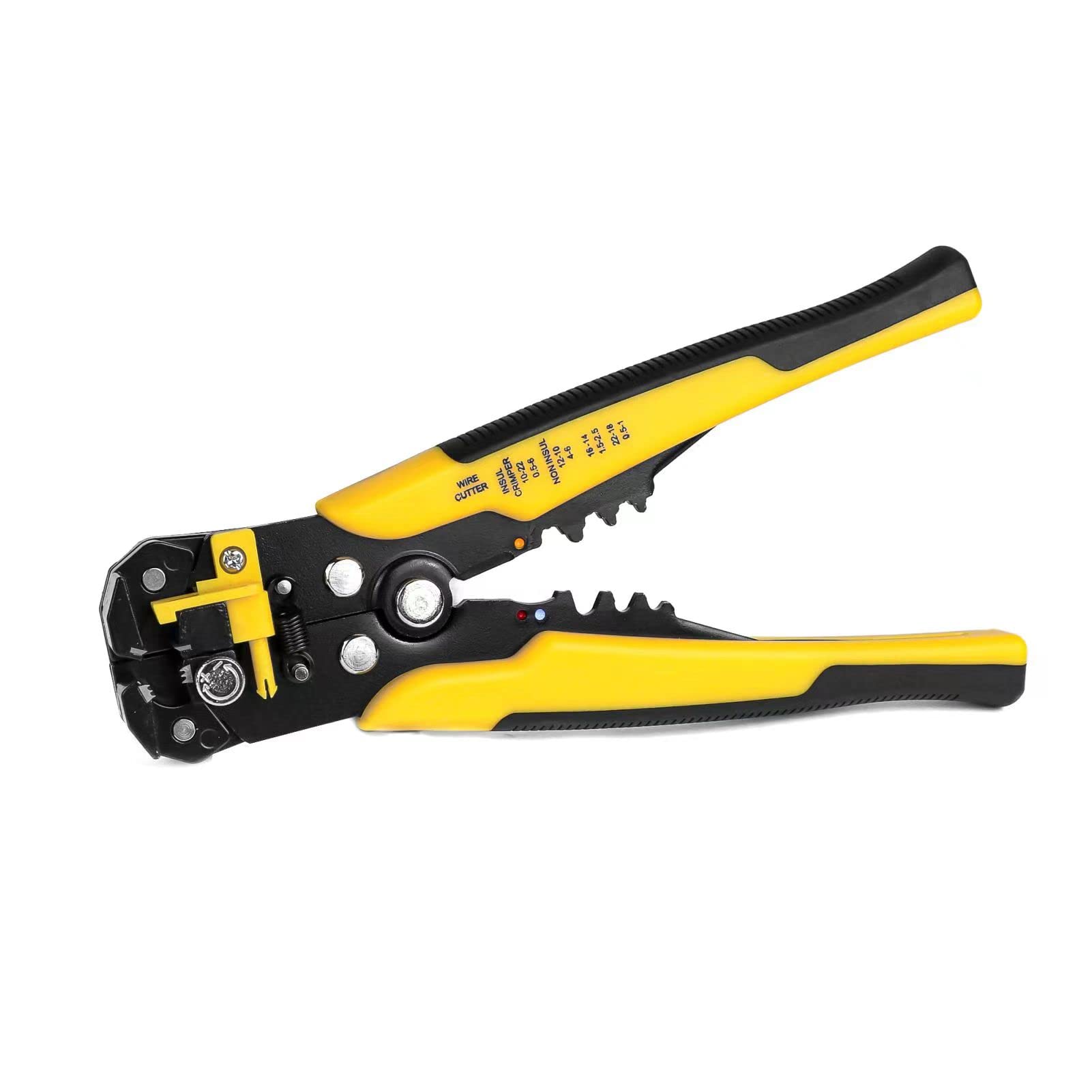 3-in-1 Automatic Wire Stripper/Cutter/Crimper, AWG10-24, 8 Inch Multi Pliers For Electrical Wire Stripping, Cable Cutting, Crimping