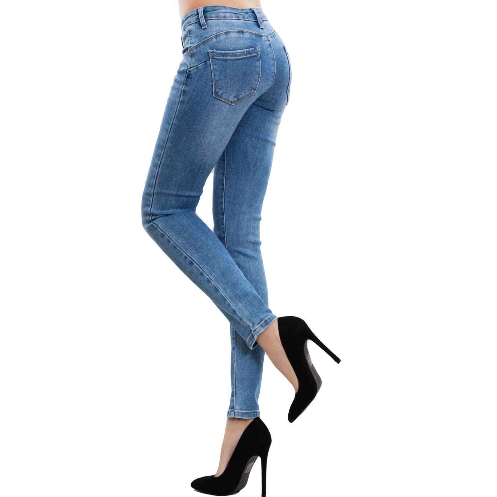 Toocool - Jeans Donna Pantaloni Skinny Slim Elasticizzati Push up Aderenti Nuovi M5780