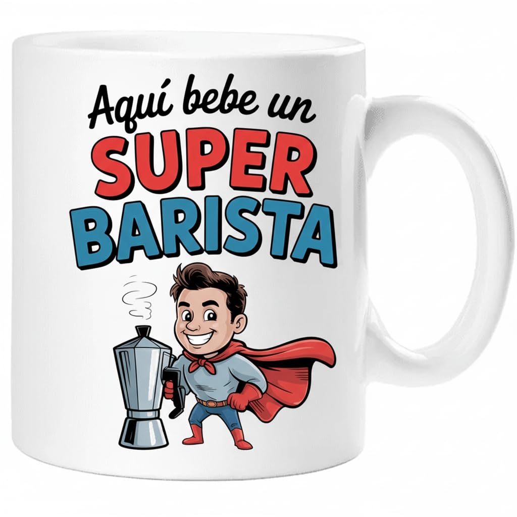 Taza SUPER POLICÍA – Regalo Original para POLICÍA | Taza de Cerámica 325ml con Diseño Superhéroe | Apta Microondas y Lavavajillas — view 15