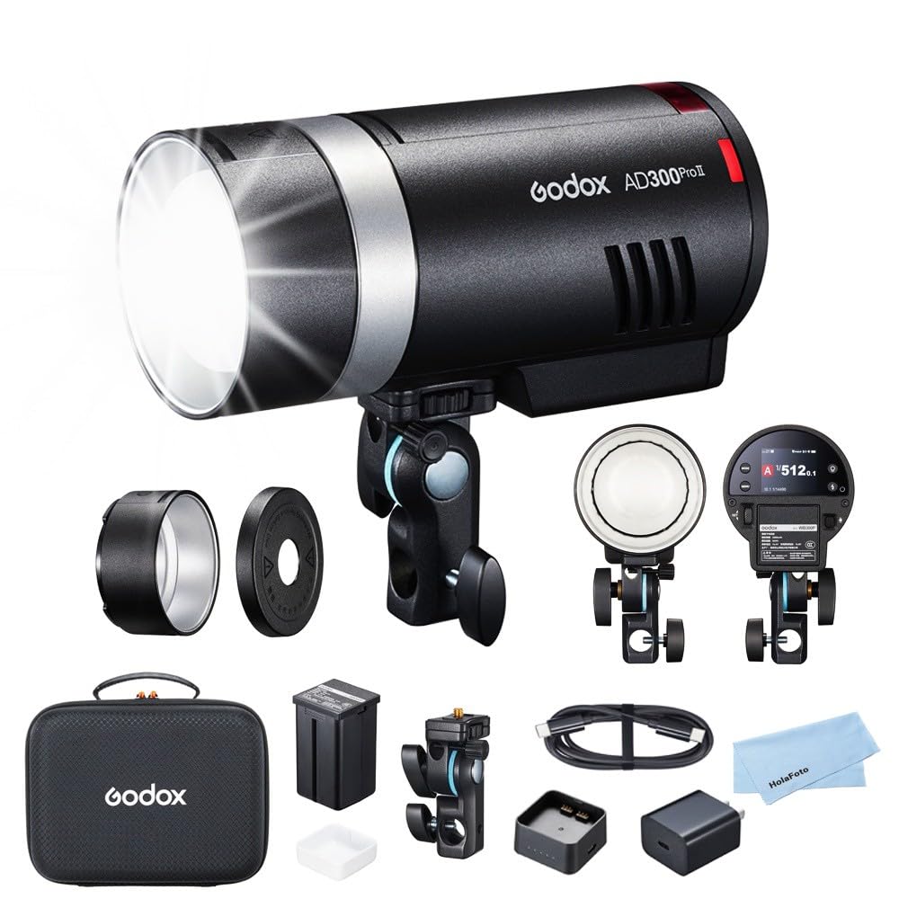 Amazon.com: Godox AD300Pro II AD300 Pro II - Luz estroboscópica