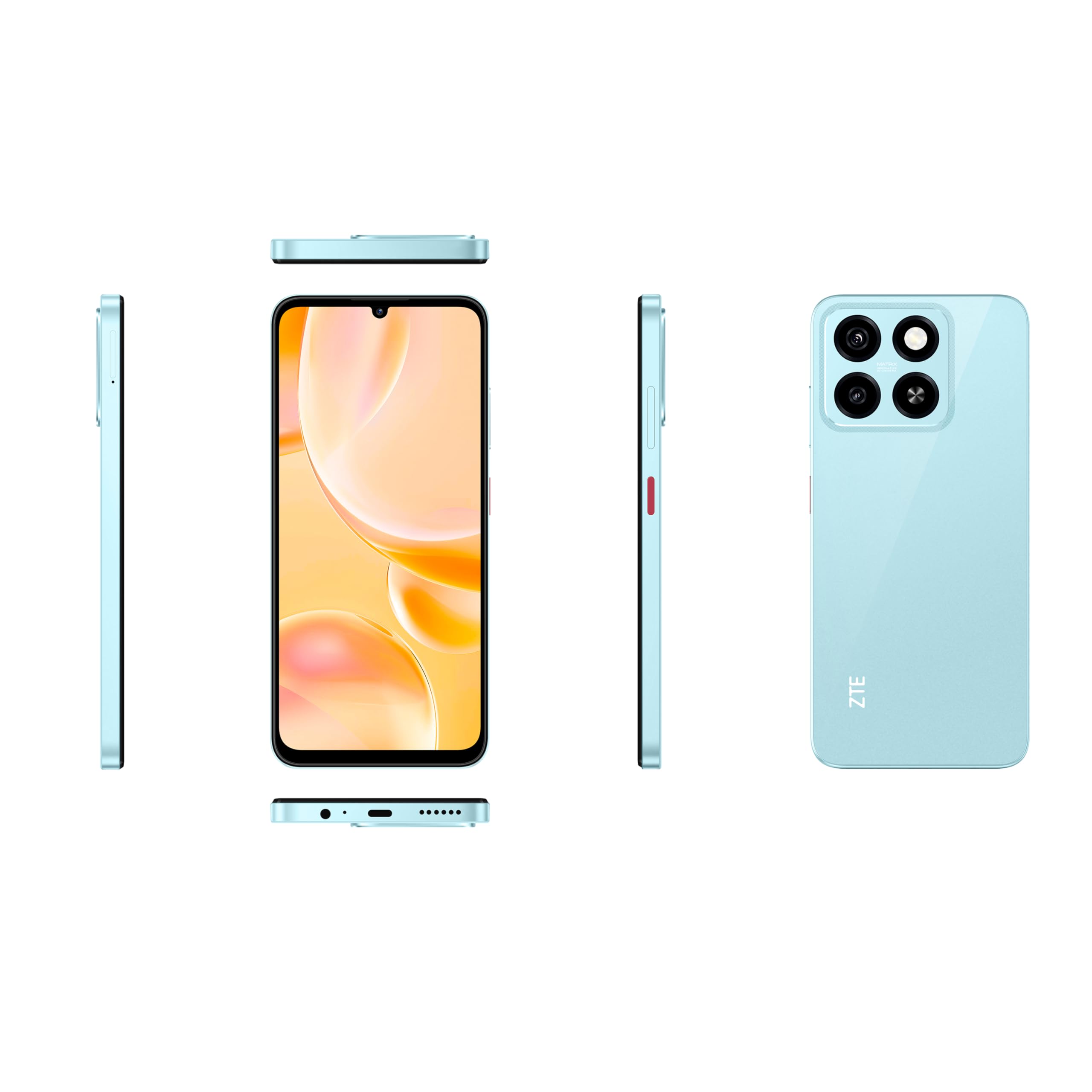 ZTE Blade A55 4G Smartphone, 6.6 Inch AMOLED Screen HD 90Hz, 4GB