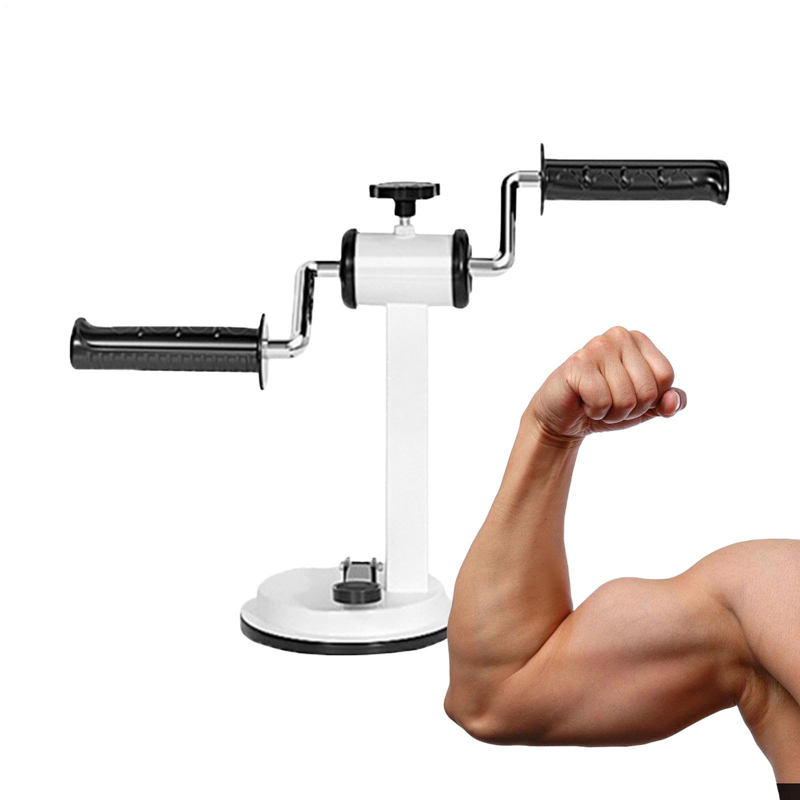 Trener Nadgarstka - Rehabilitacyjny Przyrząd Na Nadgarstek I Łokieć,Sprzęt Fitness Z Regulowanym Oporem I Przyssawkami Do Rehabilitacji Urazów Sztywności I Rozluźnienia - Domowy Sprzęt Fitness Z Regul