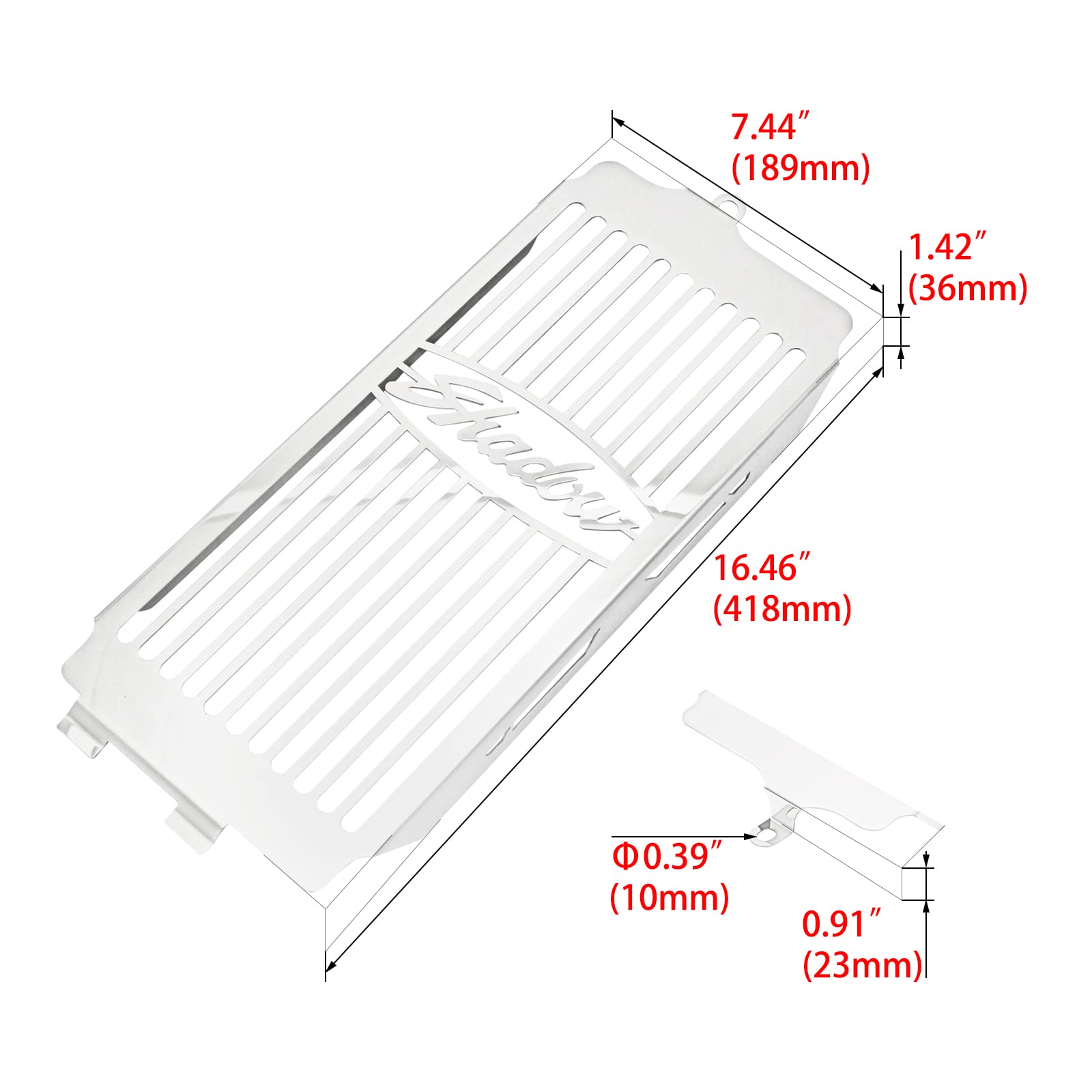 Moto Pour Honda Shadow ACE VT400 VT750 1997-2003 Grille De Radiateur Couvercle De Protection De Grille De Radiateur Spirit 750 2001 2008 Moto Pour Honda Shadow ACE VT400 VT750 1997-2003 Grille De Radiateur Couvercle De Protection De Grille De Radiateur Spirit 750 2001 2008