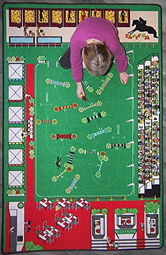 Tapis enfant jumping antidérapant avec ourlet de protection - 4