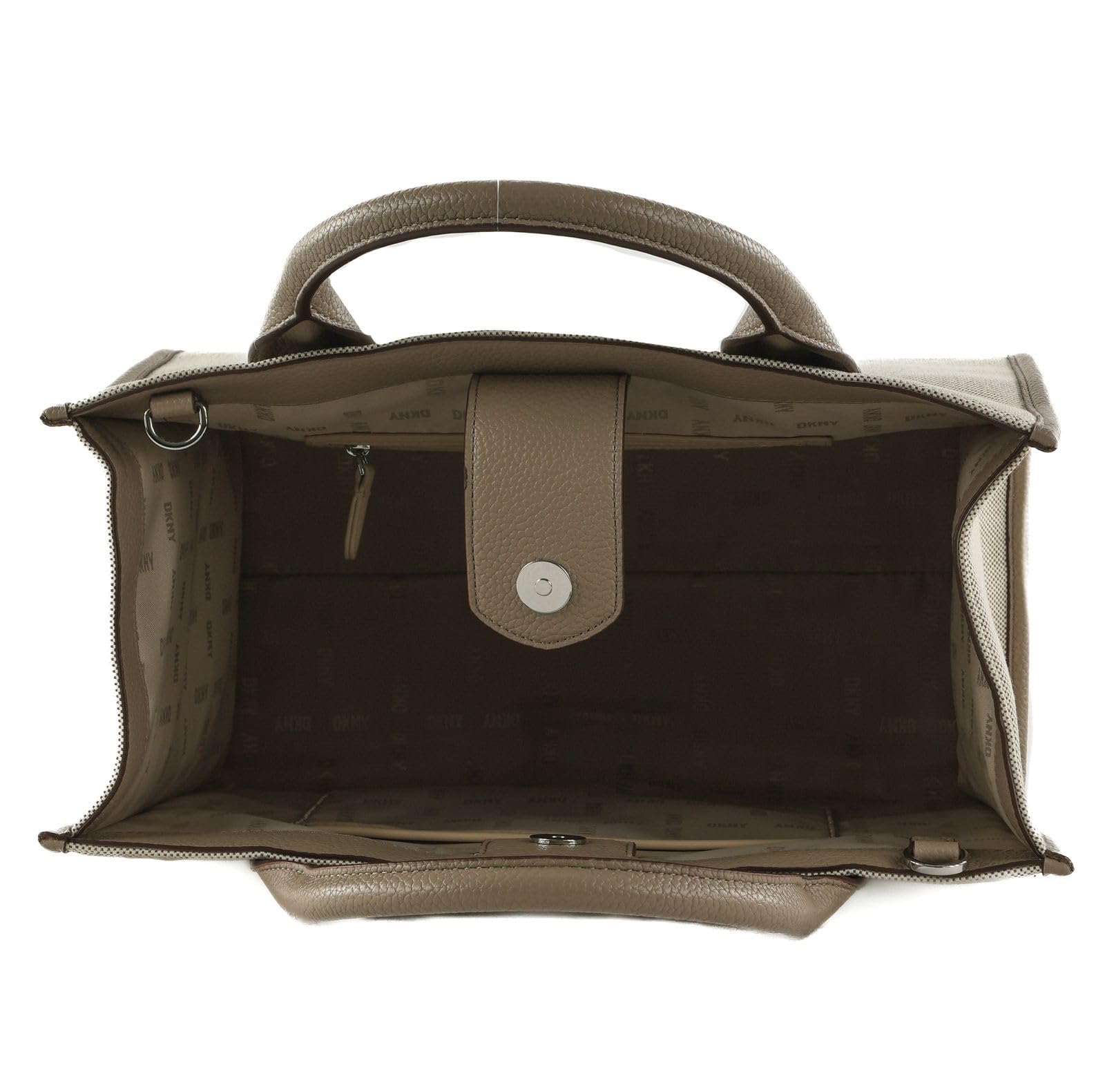 DKNY Women's Carol Medium Book Tote, Natural Multi, Natural Multi