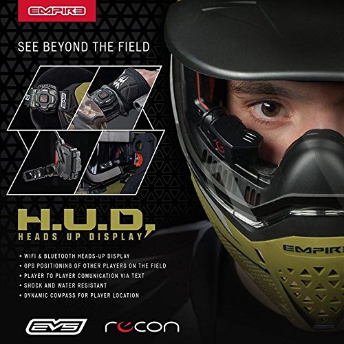 Empire EVS Thermal Paintball Goggles w/ Recon HUD - Black