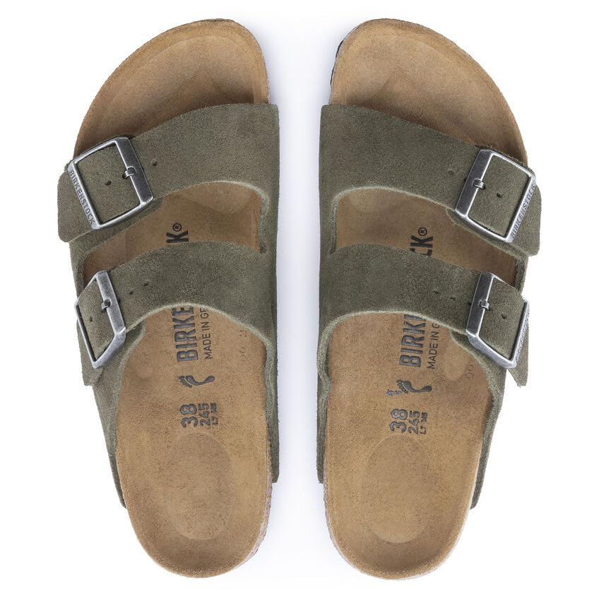 Birkenstock Arizona Suede Sandals - The Original Two-Strap Wonder for Custom Comfort: Iconic Design, Adjustable Straps, and Magical Cork Footbed, Featuring Luxurious Suede Upper3