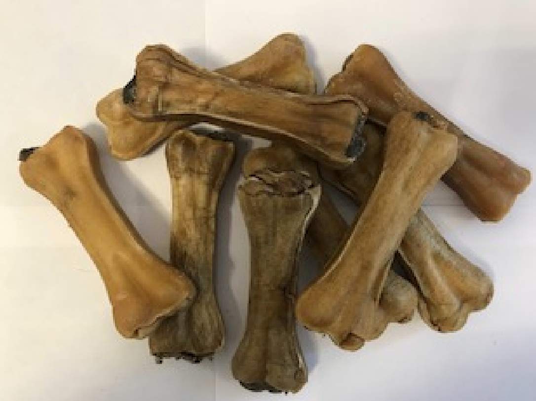 Pizzle Filled Bones x 20 Natural Rawhide Dog Treats Chews