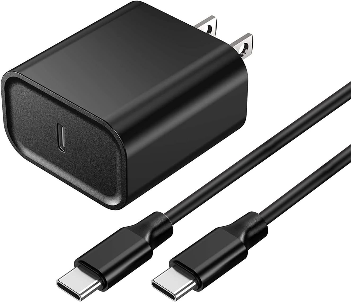 - Replacement 18W USB C PD Fast Wall Charger for Samsung Galaxy Z Flip 7/7 FE/6/5/4/3, Z Fold 7/6/5/4/3/2 5G Phone with 5FT Type C Power Adapter Charging Cable Cord (Black)