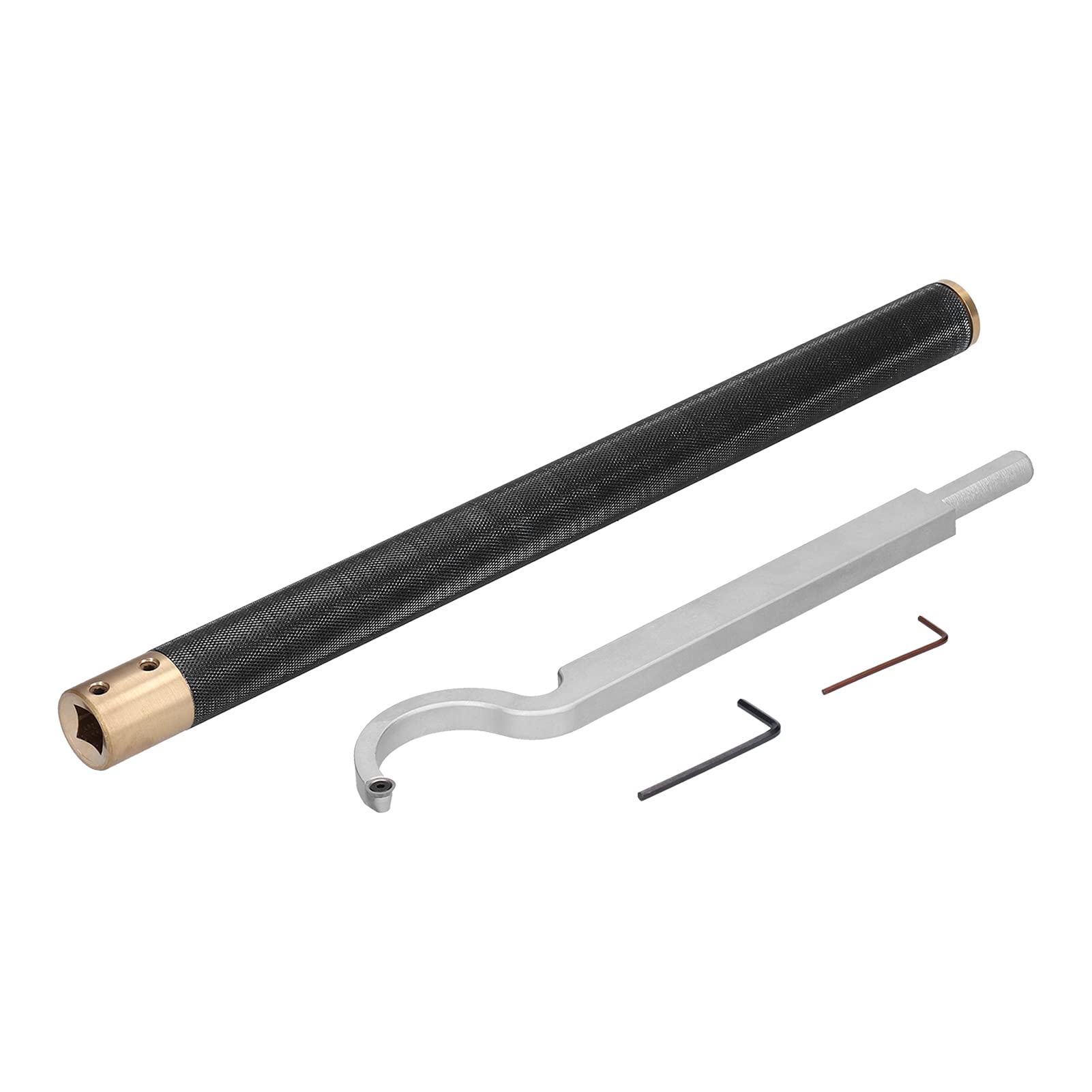 Juego de herramientas para ahuecar en torno de madera, herramientas para torno de torneado de madera con hoja de aleación de tungsteno y titanio, mango ergonómico de aleación de