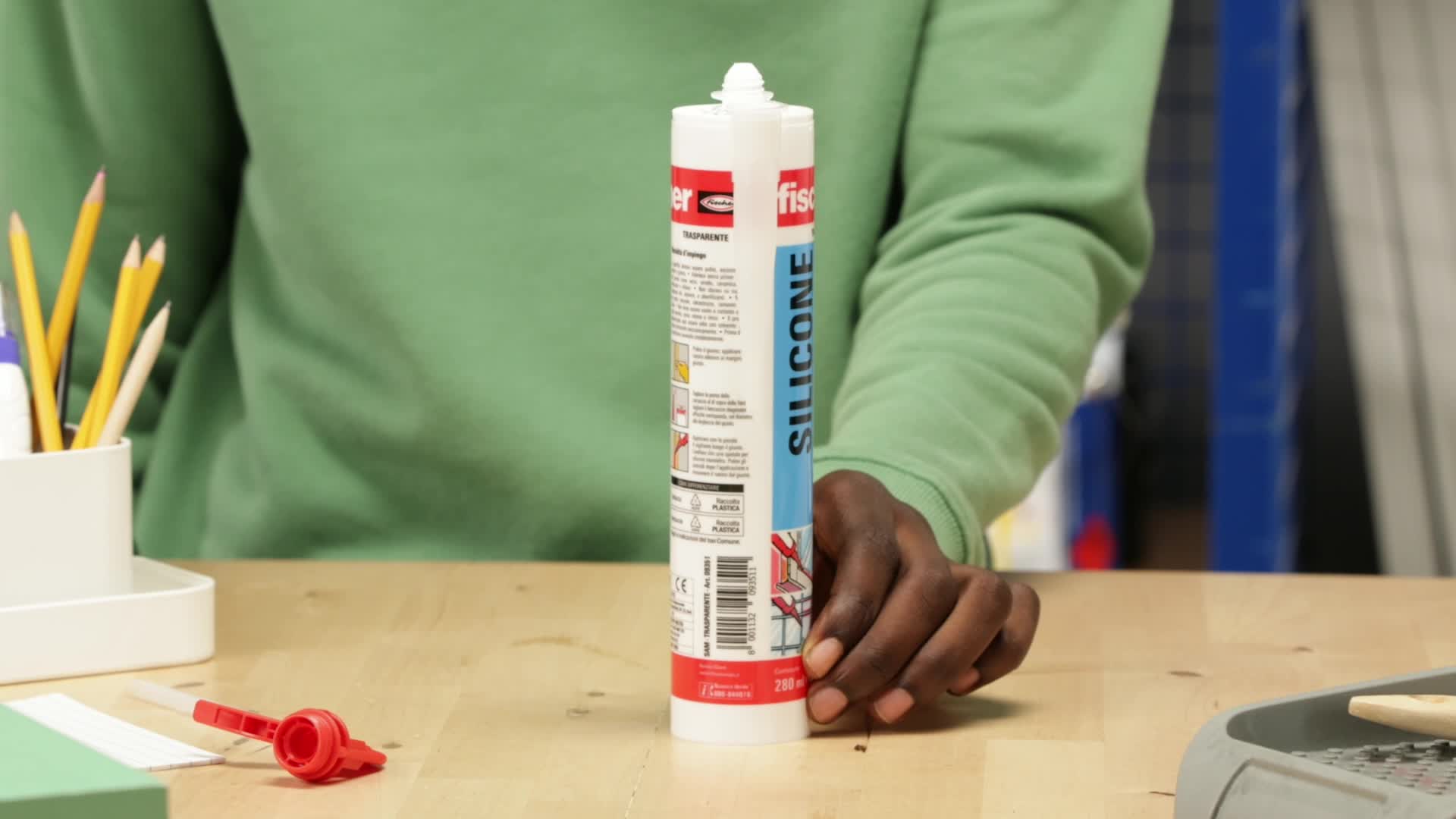 Silicone Acrilico Pattex Ac 403 Trasparente Per Legno E Vetro 300 Ml