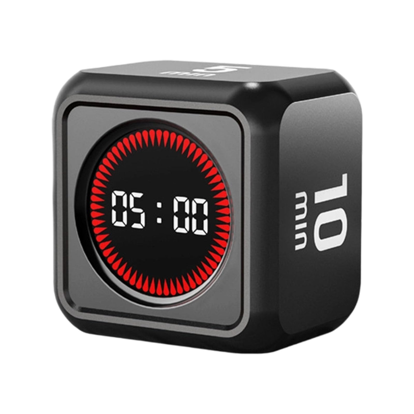 Tsophreniq Gravities Induction Countdown Timer Cubes Shape LED Display Digital Desktop Decorations for Sturdy Use Exercise and Work