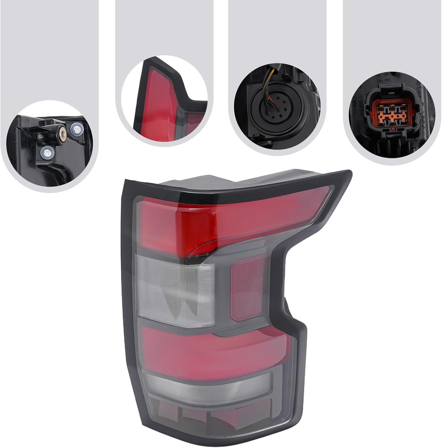 Rear Taillight, for Nissan Frontier 2022-2023 LED Tail light, 26555-9BU1A 26550-9BU1A Blind Spot Tail Lamp Direct Replacement Assembly, Left Driver Right Passenger Side Rear Brake Lamp (Right)