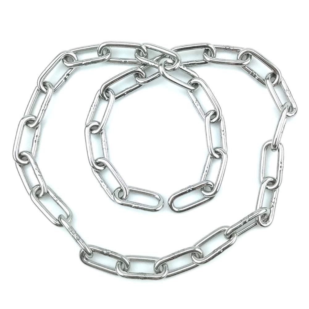 SOFIALXC Chaîne Acier Inoxydable 304 1m Diamètre 8mm
