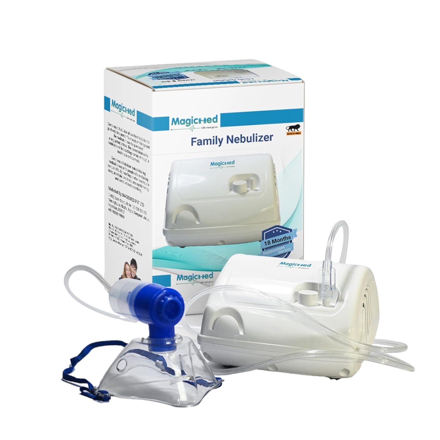 MAGICMED Ultra Compact Nebulizer Machine for Adults and Kids, Low Noise Compressor for Home Use, Effective Asthma Inhalation, White (B0D3QDX9TQ) Amazon Price History, Amazon Price Tracker