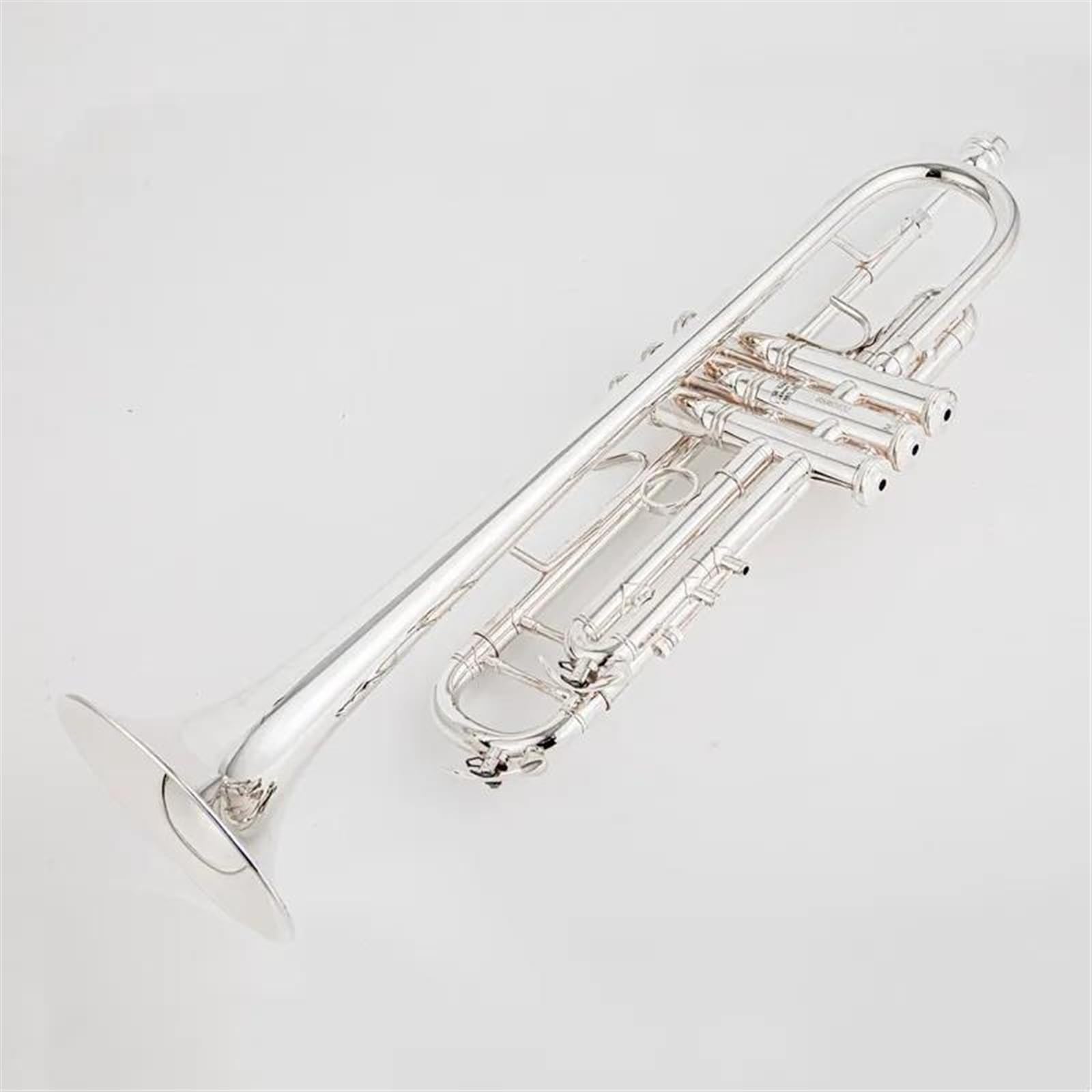 Standardowa Trąbka Instrument Instrument Płaski Z Trąbką Srebrną Mosiężny Instrument Muzyczny Dla Miłośników Muzyki