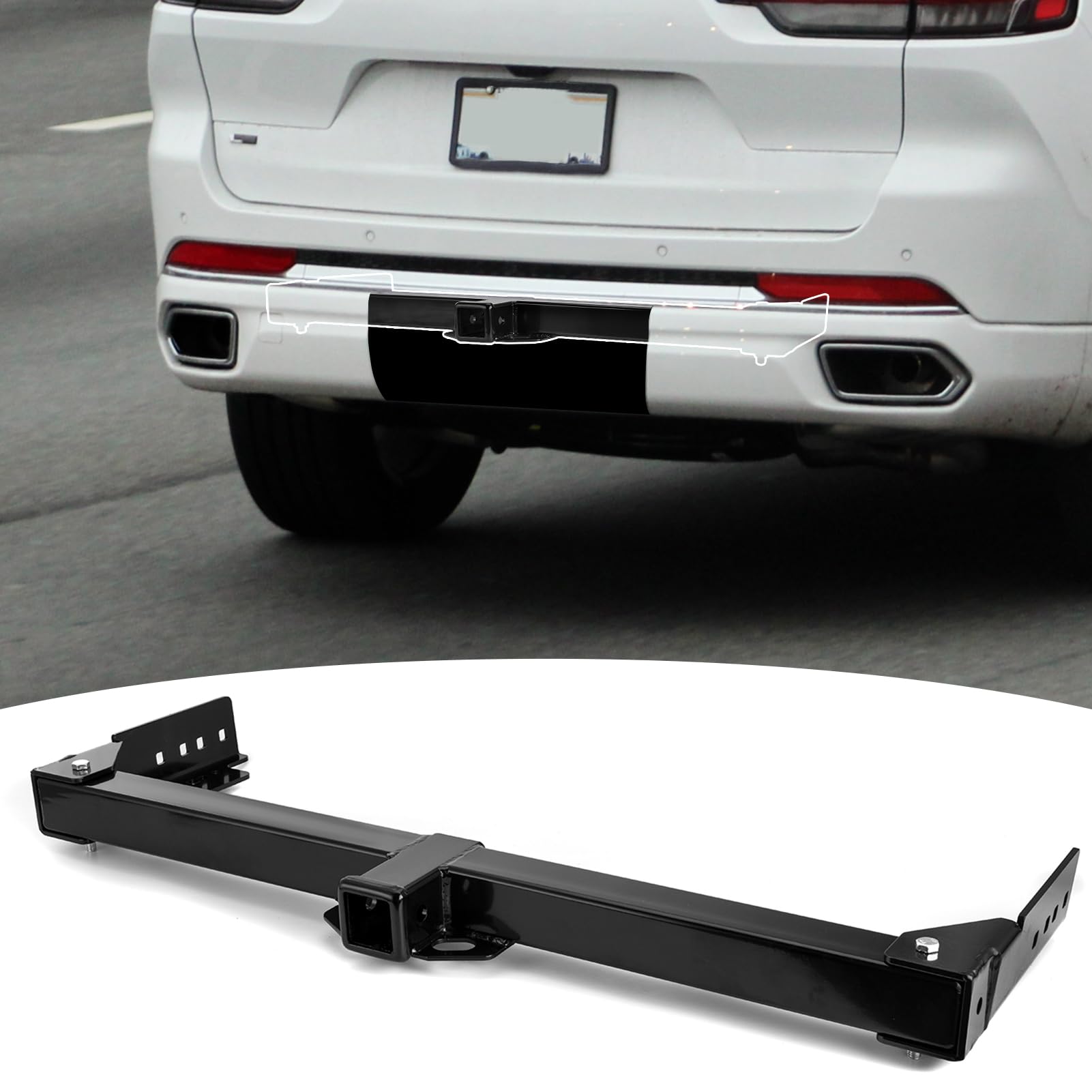 Class 3 Trailer Hitch 2" Receiver Compatible with Jeep Grand Cherokee 2021-2026
