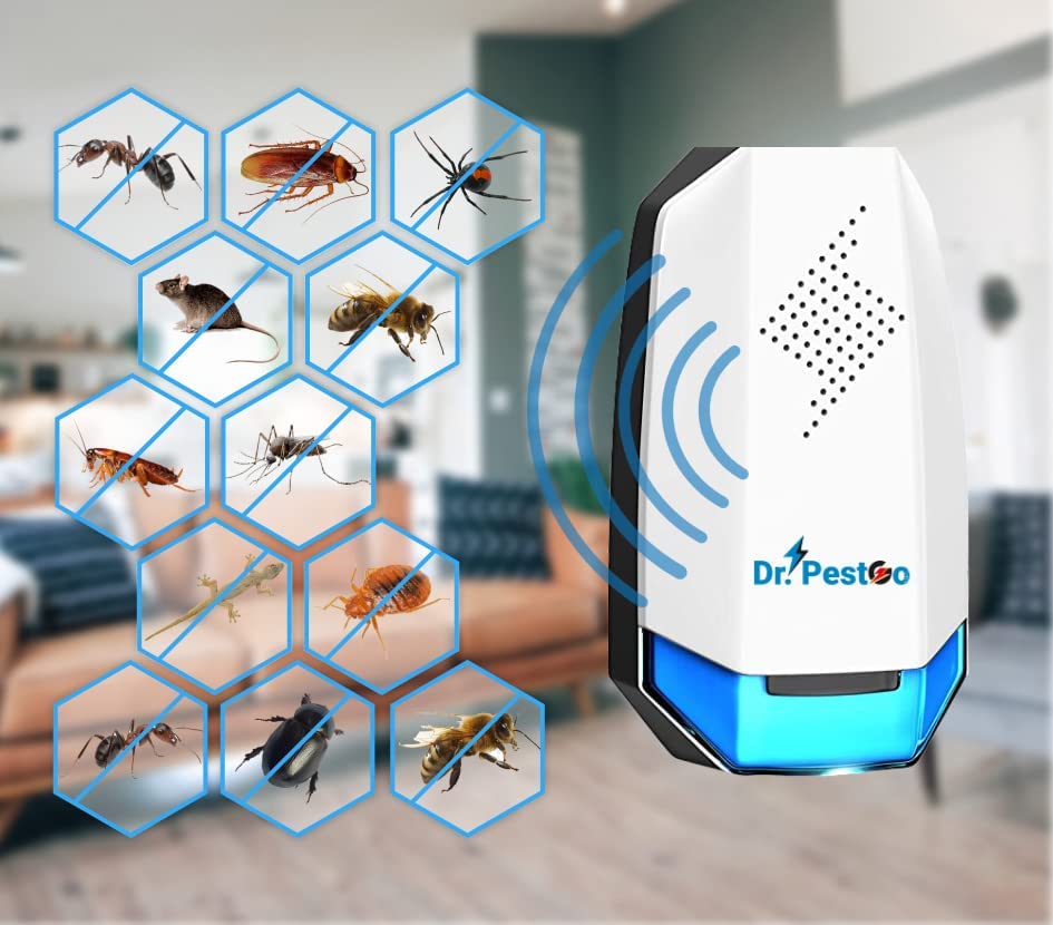 Image of Go Well Ultrasonic Electric Pest Repellent Machine to Repel Mosquito, Lizard, Rat, Cockroach, Home Pest for Reject Ants for Reject Insect Mosquito Killer (PACK OF 3)
