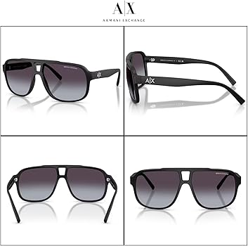 Amazon.com: Armani Exchange A|X AX4104S 80788G 61MM Matte Black