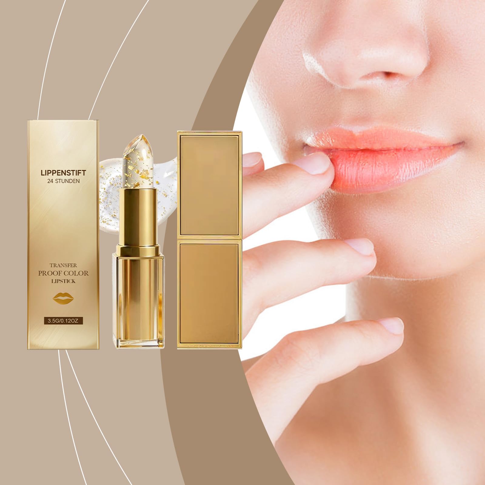 Rossetto per donna che cambia colore, rossetto per donne mature, idratante a lunga durata, per labbra screpolate e secche (6 pezzi)