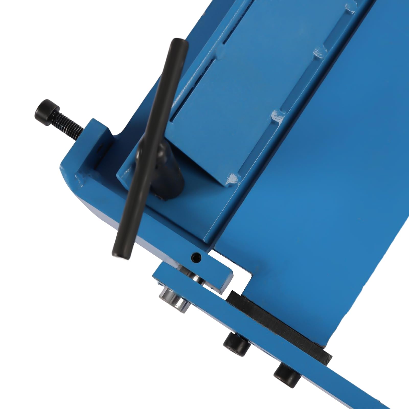 450mm Blechbiegemaschine,0-120°Biegemaschine,Faltkapazität 1-1,2 mm,Q235-Kohlenstoffstahl,Manuelle Biegemaschine Tischmontage mit Schraubstock,Abkantbank für Metallbearbeitung und Werkstätten