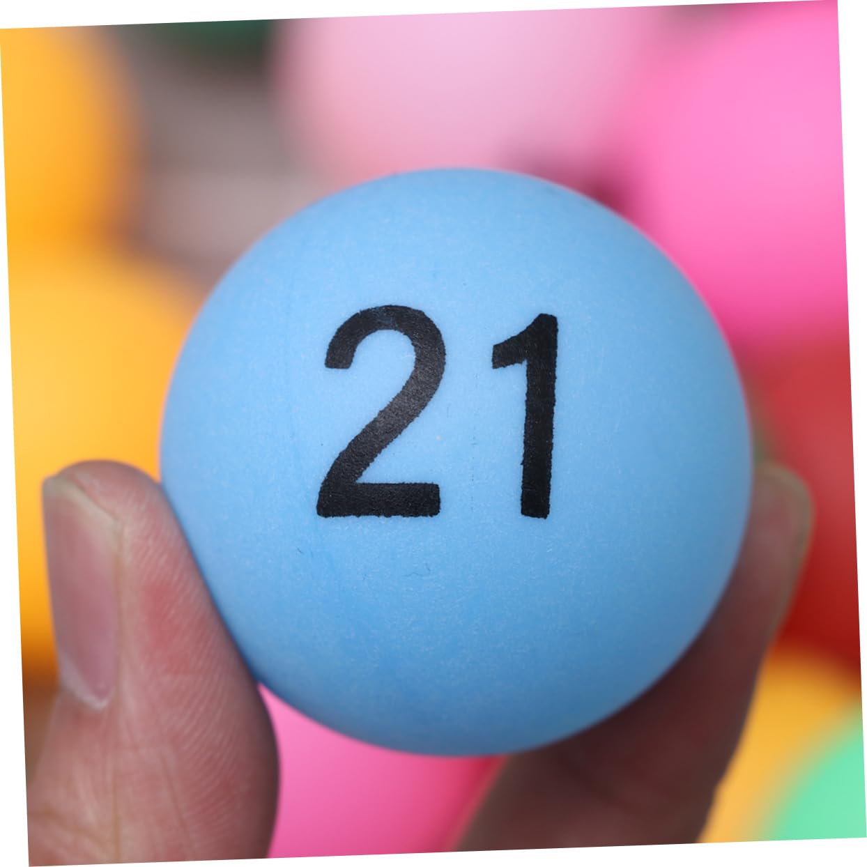 YARNOW 100 Piezas Tenis de Mesa Numbers Game Water Balls Bolas de Loteria para Fiesta Bolas de Cerveza de Loteria Pelotas de Pong numeradas Mini Pong Pelota de Actividad niño
