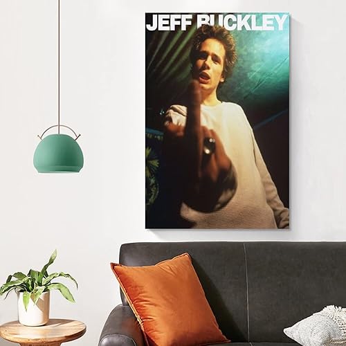 Miniatura 4 de XNASU Jeff Buckley - Póster de arte de guitarrista y cantante de rock (10) pintura sobre lienzo, póster de arte de pared, impresión de