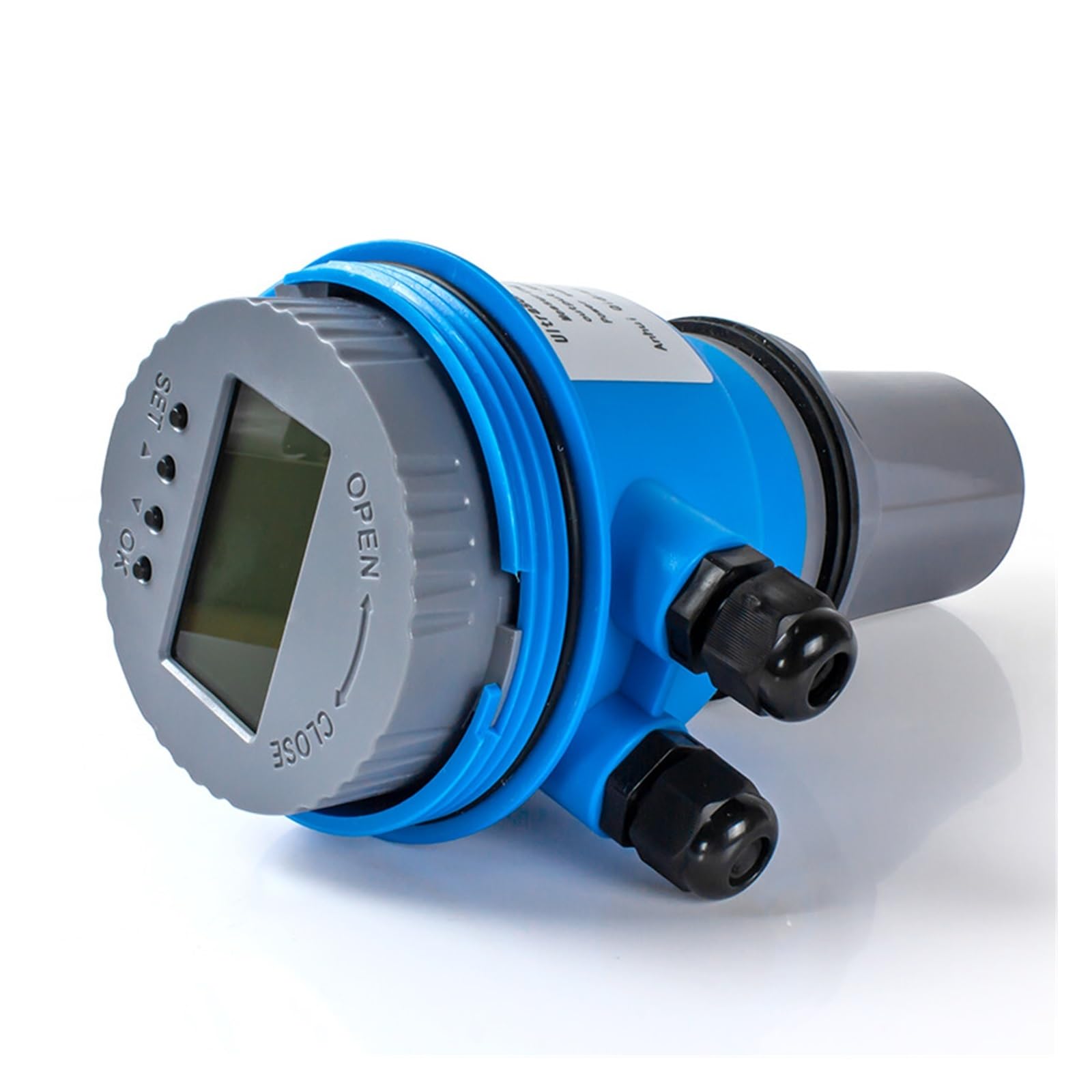 Ultraschall-Wasserstandsmesser, LED, digital, integriert, 4–20 mA, RS485-Ausgang, Flüssigkeitssensor, Sender, DC24V(4-20ma Output,2m)