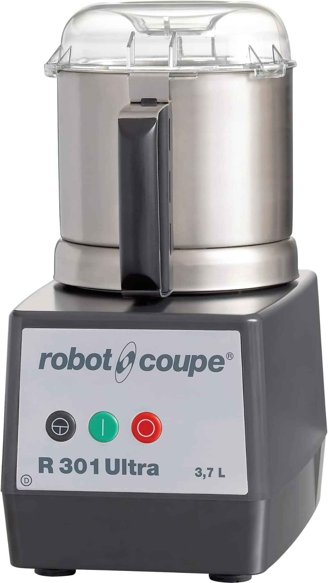 Robot Coupe R301 Ultra B Commercial 3.7-Liter Food Processor, 120v, Stainless Steel Bowl, 1.5 HP Vertical Cutter Mixer, ETL-Sanitation, Ideal for Restaurants and Kitchens