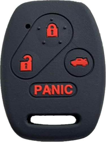 Rpkey Funda de silicona para llavero de entrada sin llave con control remoto de repuesto para Honda Accord Accord Crosstour CR-V Civic Element Pilot