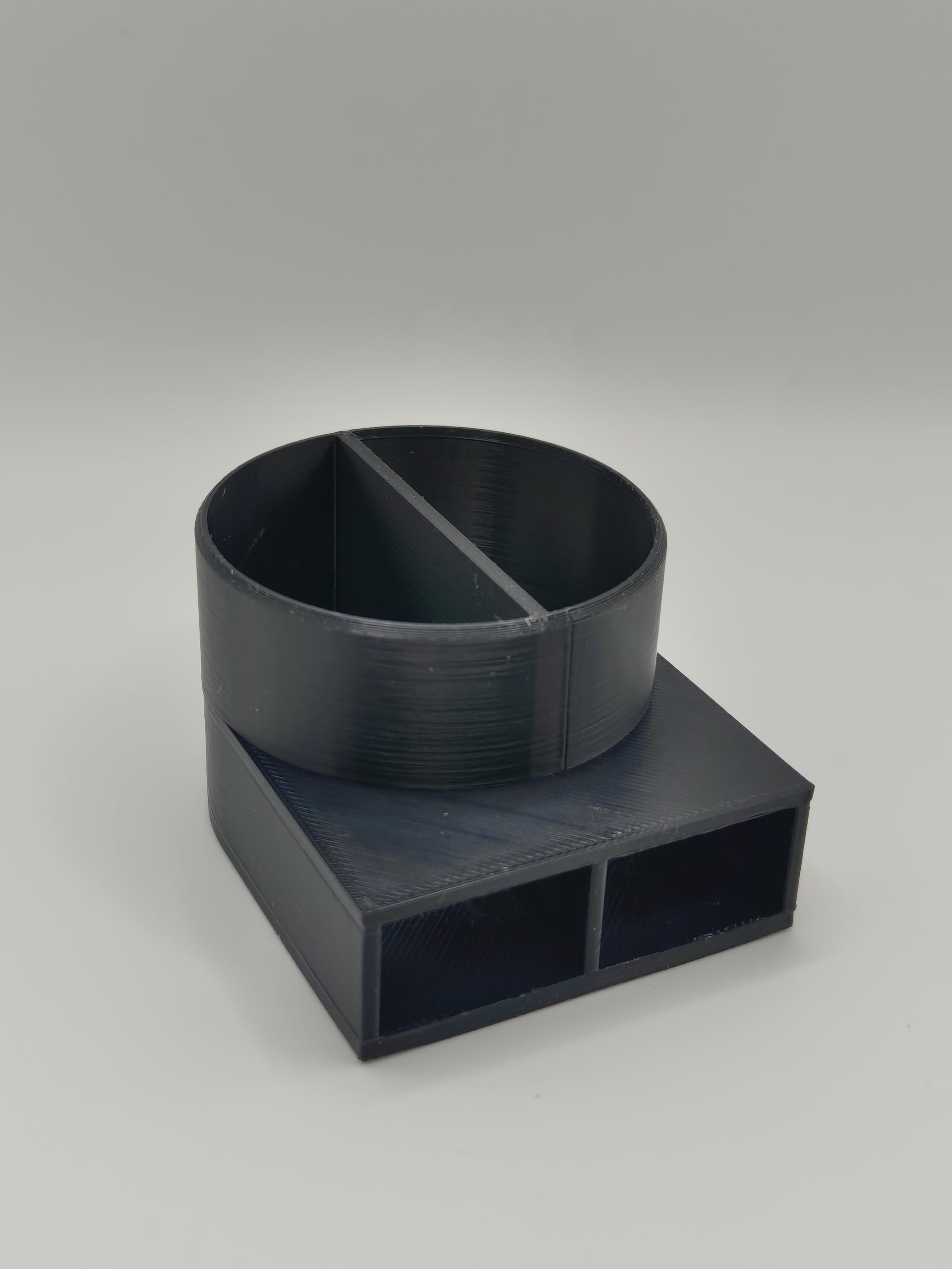 Generisch Luftausströmer Aufsatz passend für Truma Heizung, 90° Luftstrom Umlenker, Schwarz ASA, 55mm Durchmesser, Werkzeuglose Montage, Wohnmobil Zubehör, 3D-Gedruckt, Made in Germany