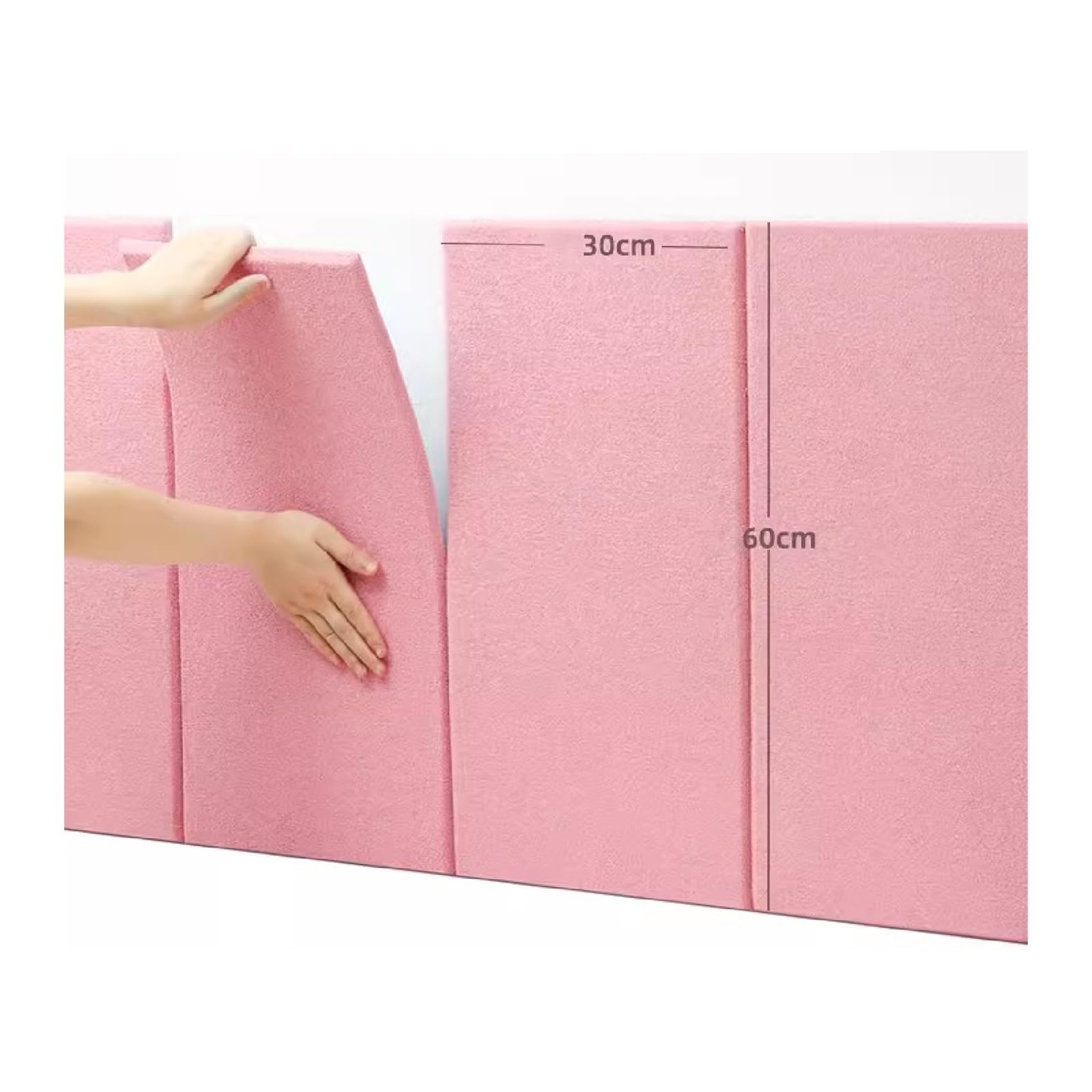 3D Ladrillo Pegatina Pared Autoadhesivo Panel Adhesivo De Pared Anticolisión 3D Autoadhesivo, Cojín Protector De Pared Junto A La Cama, Paneles De Pared Suaves De 13mm De Espesor For Sala De Estar, Do