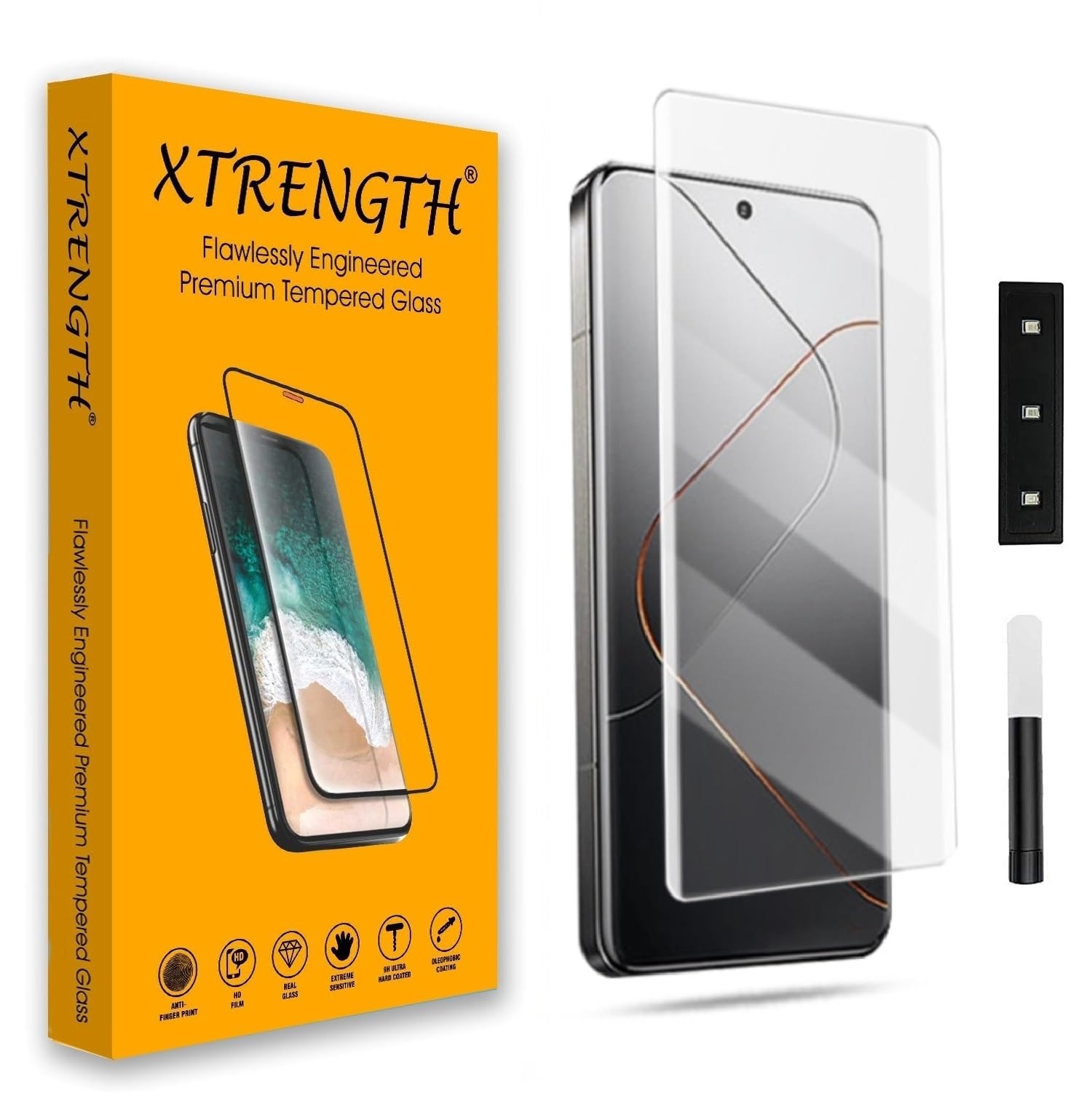 Tempered Glass for Samsung Galaxy S23 Ultra (6.8 Inch) with Installation Kit | 9H Edge to Edge Screen Protector | Anti Scratch — Amazon image 13