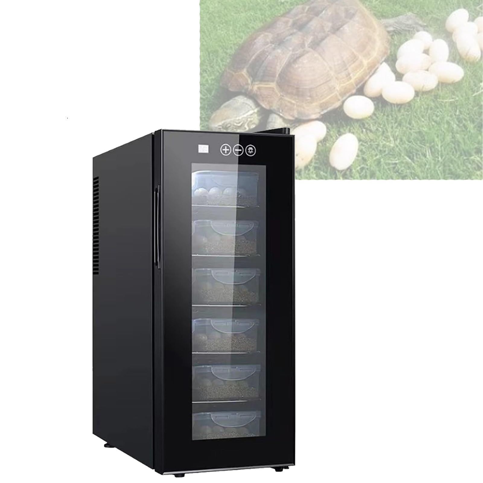 Incubadora de Reptiles, incubadora de Laboratorio científico, observación Digital LED, para Reptiles camaleón Lagarto Tortuga (33L)