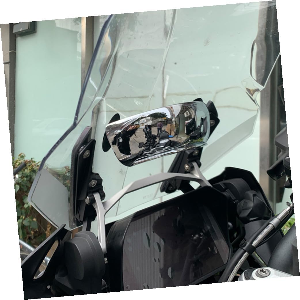 PRETYZOOM Bike Mirror Wide-angle Reflector for Motocross Motorcycles Chrome Abs Material Safety