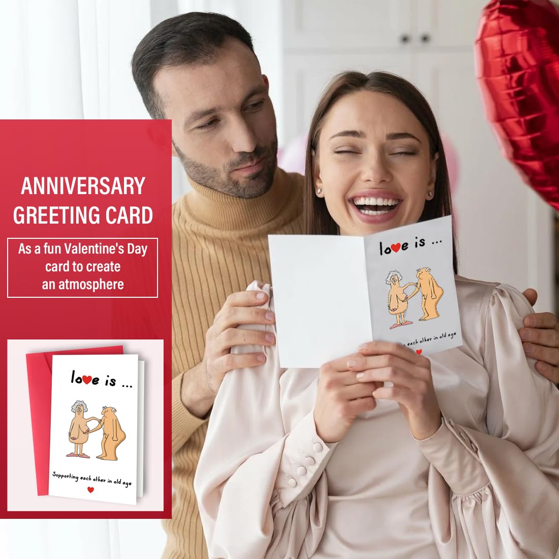 Stuff4 Divertente biglietto di anniversario blu zaffiro moglie o marito 23741 Days Together con scritta I Love You 65° anniversario di matrimonio 145mm biglietti di auguri