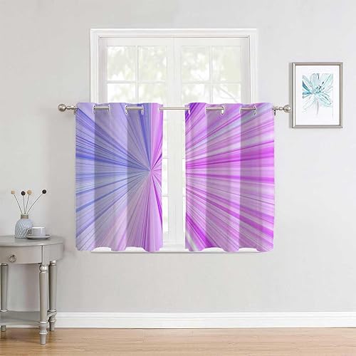 Curtain Sets for Living Room Colorful Ine Modern Abstract Door Dividers Cortinas para Ventanas De Cuarto 55Inch Width by 45Inch Length,2 Panels