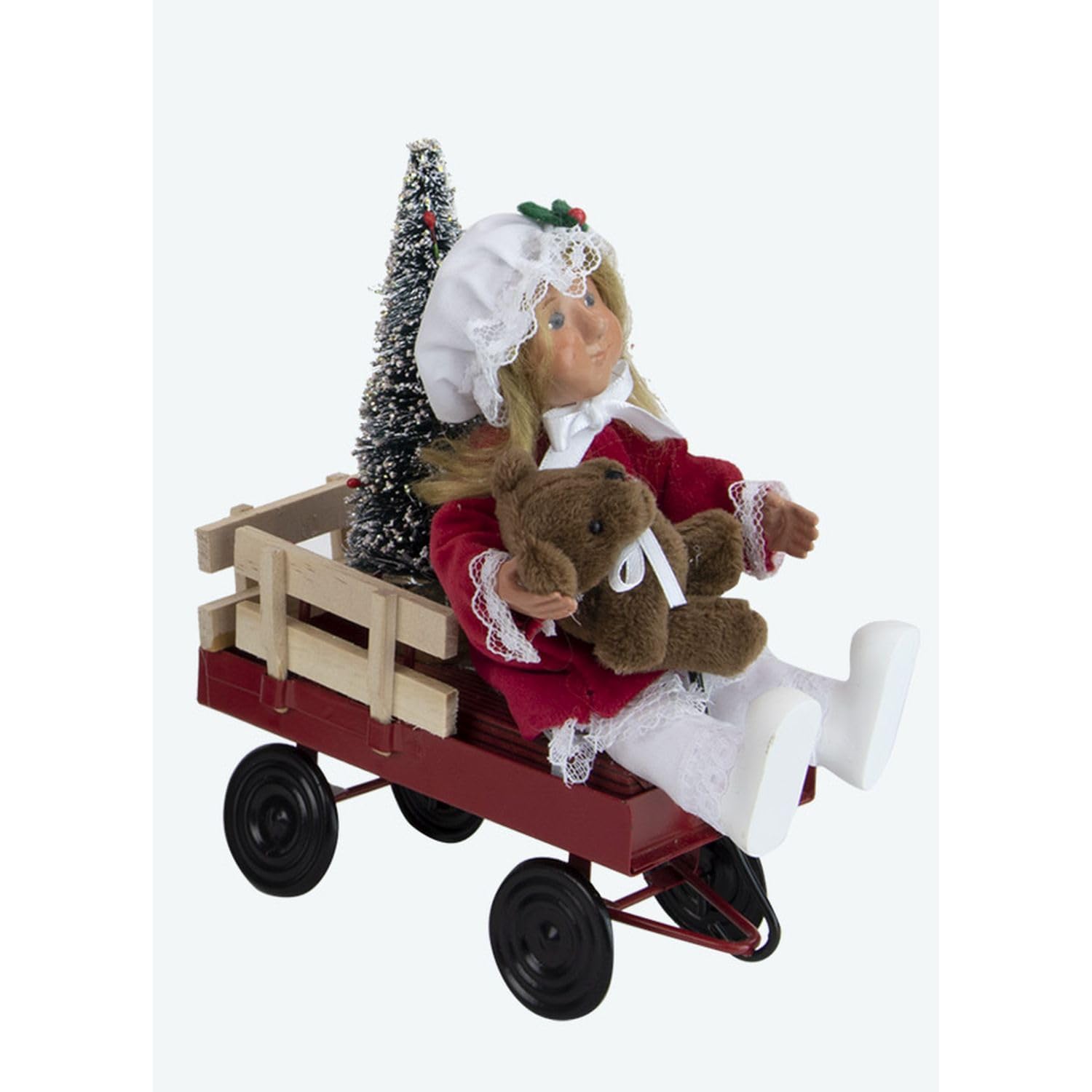 Byers' Choice Toddler in Wagon 1821B from The Toddlers Collection