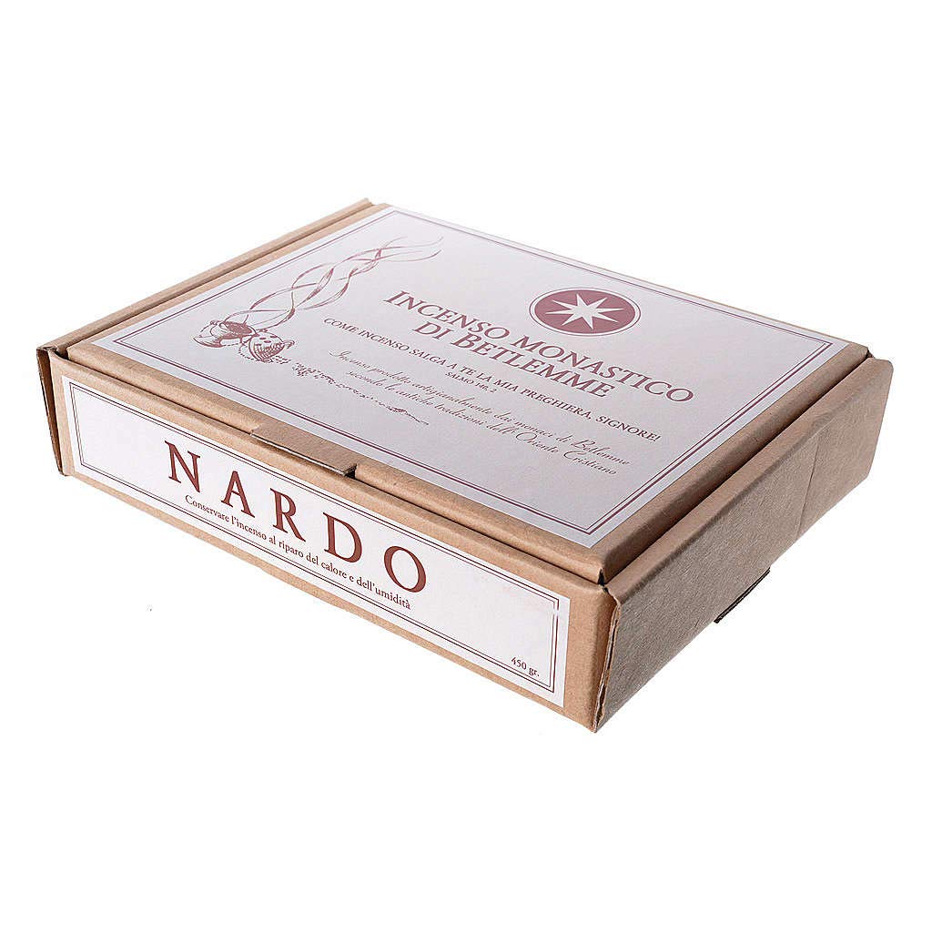 Incenso nardo 450 gr Monaci di Betlemme