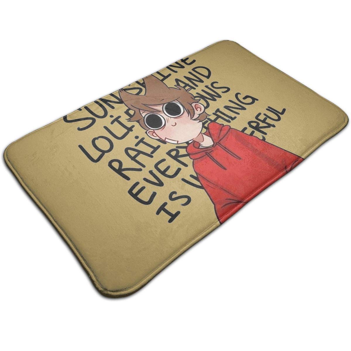 Big Dipper96 EddsWorld Doormat Outdoor Indoor Rubber Thin Non Slip Carpets for Front Door Kitchen Bedroom Garden Perfect for Door Mat 60 x 40 cm/24 x 16 Inch