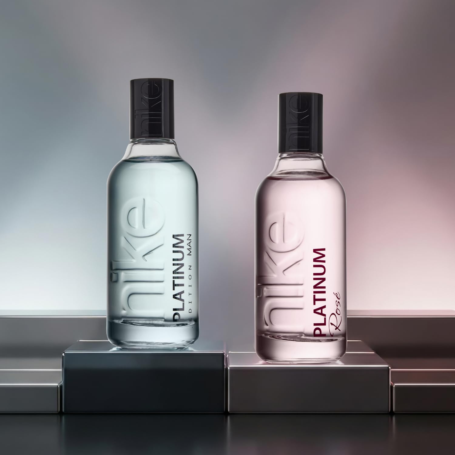 NIKE - Platinum Rosé Woman Pack de 3 x 200 ml, Desodorante Mujer Spray, Desodorante Antimanchas para Todo Tipo de Piel, 0% Sales de Aluminio, de Larga Duración, Fragancia Frutal Amaderada