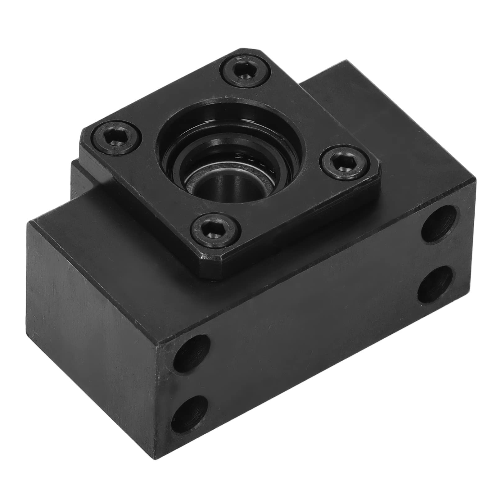 Reemplazo de soporte para husillo de bolas BK10, soporte final de husillo de bolas en acero al carbono para SFU1605 y SFU1204, precisión C7 con rodamiento de ranura profunda y